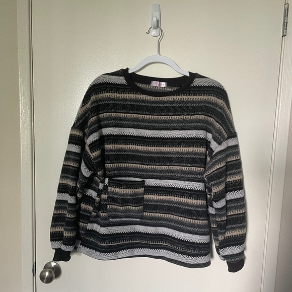 Retro Vintage Knitted Sweater 90's Clothing - Picture 3 of 7